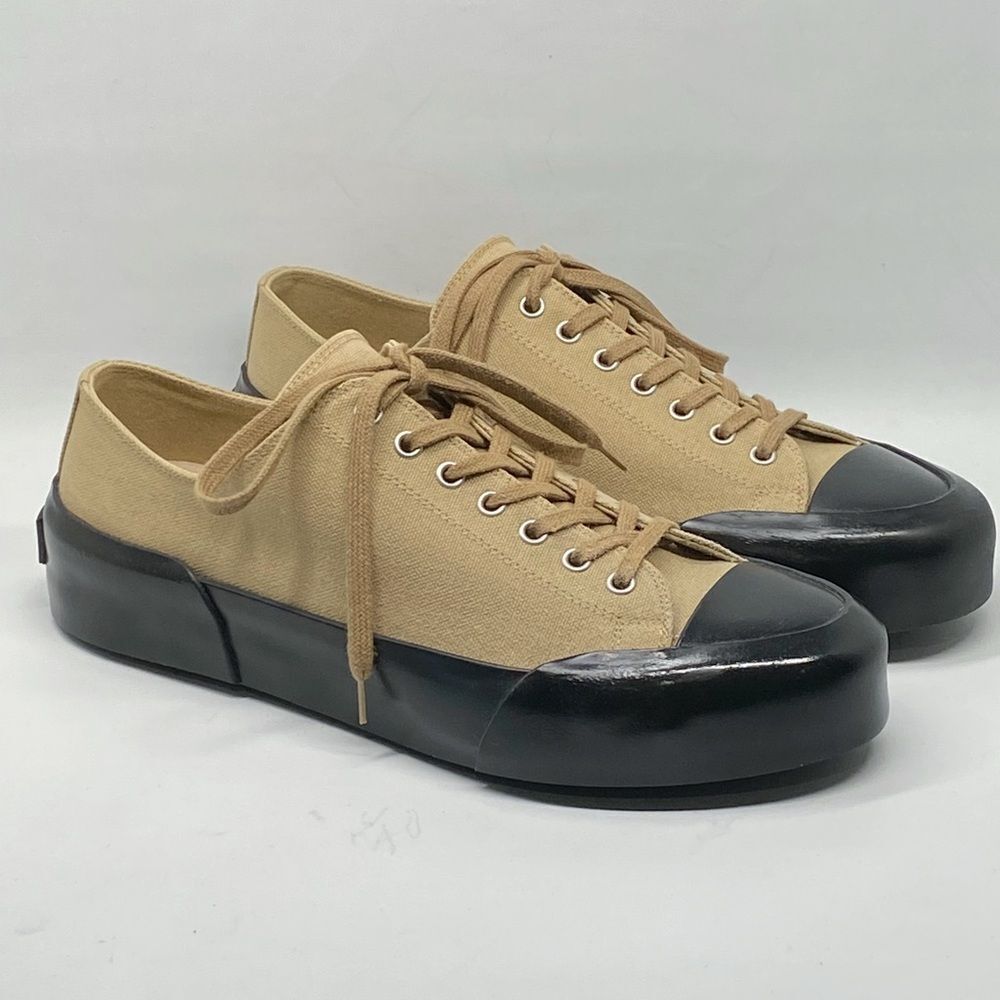 Jil Sander Canvas Low-Top Sneakers size 41/us size 8